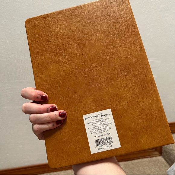 Faux Leather Stamped Composition Notebook Journal - Picture 2 of 5